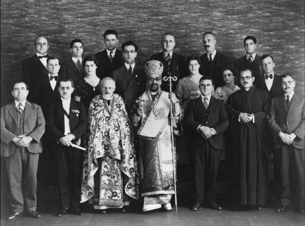 Choir Of St. Georges Greek Orthodox Church Charlotte St. Brisbane 1935 Timotheos Evangelinidis