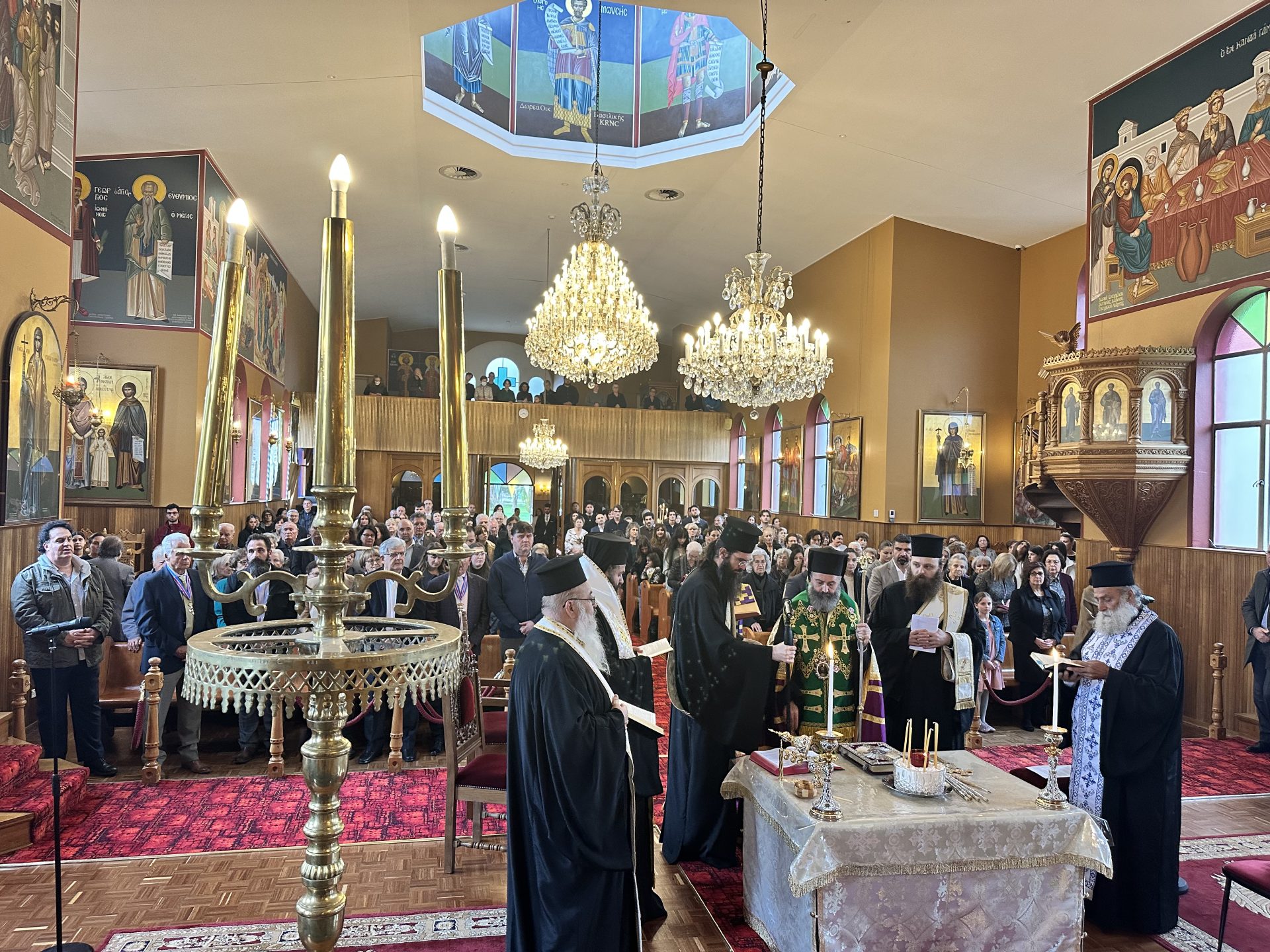 The Sacrament of Holy Unction conducted by His Eminence Archbishop ...