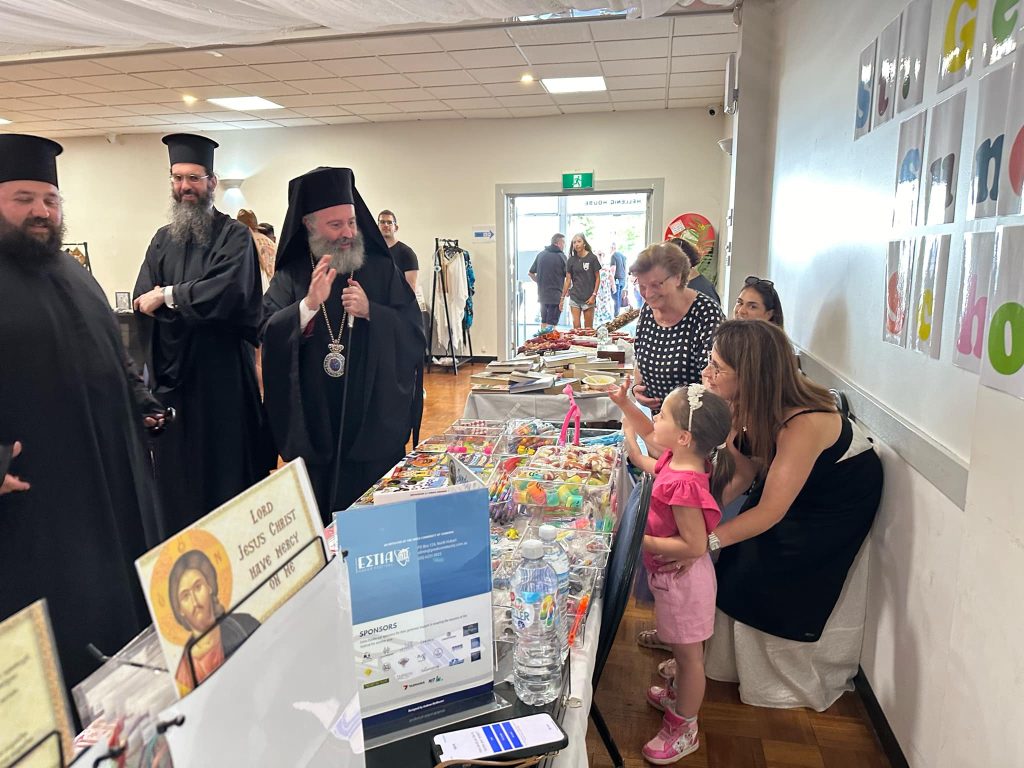 Archbishop Makarios Meets A Young Greek Tasmanian